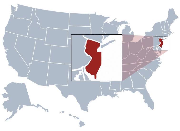 USA States Covered by Ovid Media Group-New Jersey