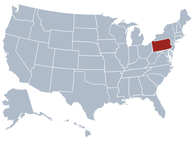 USA States Covered by Ovid Media Group- Pennsylvania