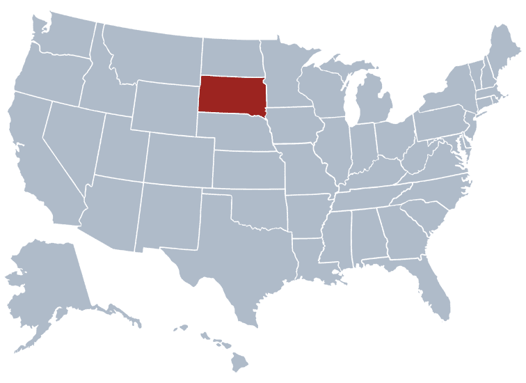 USA States Covered by Ovid Media Group- South Dakota