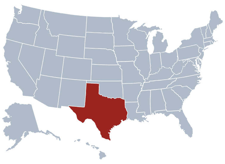 USA States Covered by Ovid Media Group-Texas