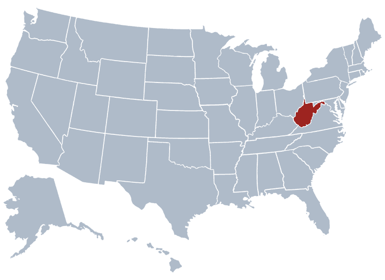 USA States Covered by Ovid Media Group- West Virginia