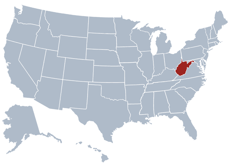 USA States Covered by Ovid Media Group- West Virginia USA States Covered by Ovid Media Group- West Virginia