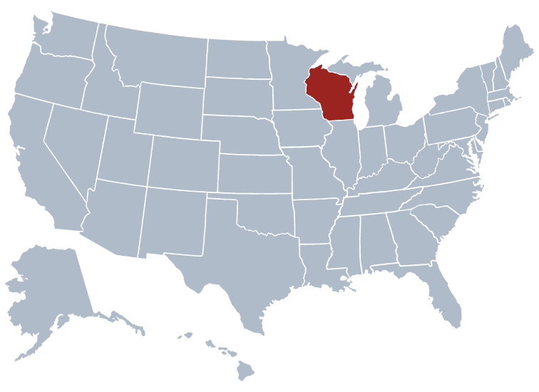 USA States Covered by Ovid Media Group- Wisconsin