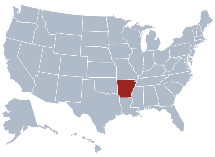 USA States Covered by Ovid Media Group-arkansas