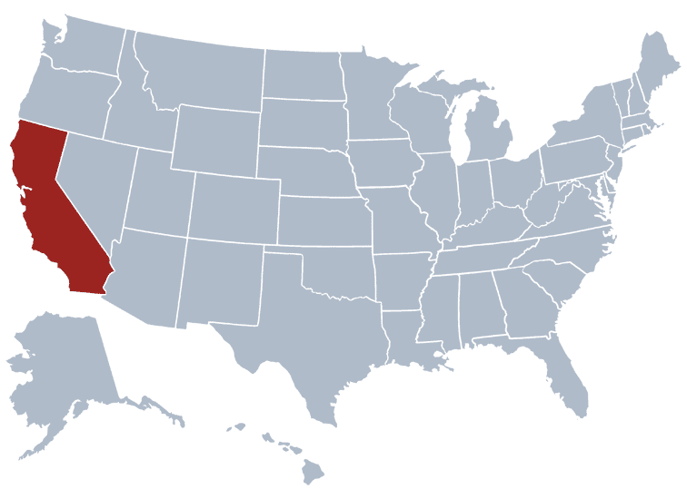 USA States Covered by Ovid Media Group-california