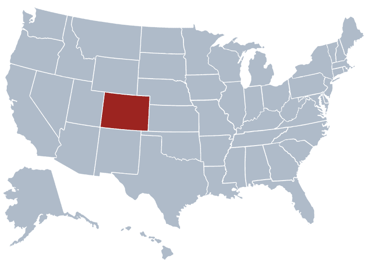 USA States Covered by Ovid Media Group-colorado
