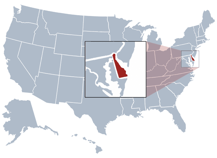 USA States Covered by Ovid Media Group-delaware