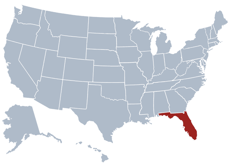USA States Covered by Ovid Media Group-florida