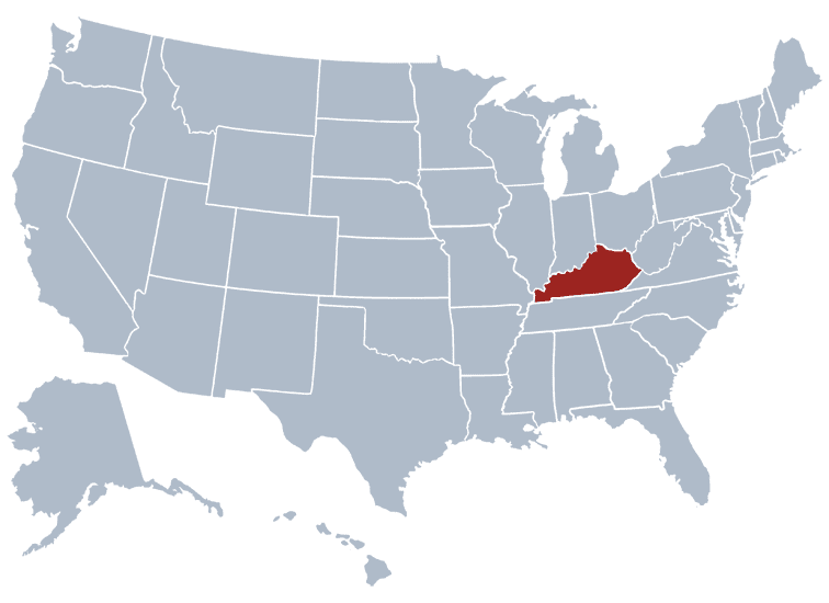 USA States Covered by Ovid Media Group-kentucky