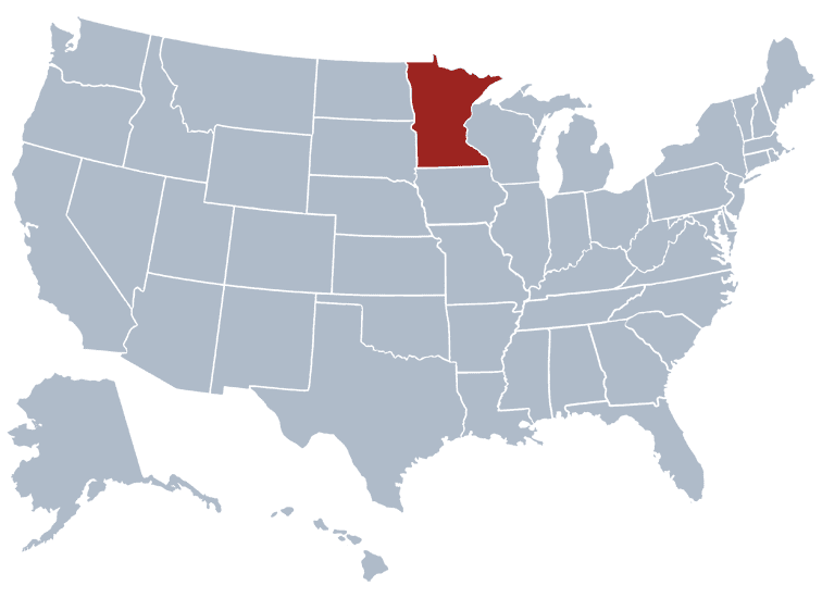 USA States Covered by Ovid Media Group-minnesota