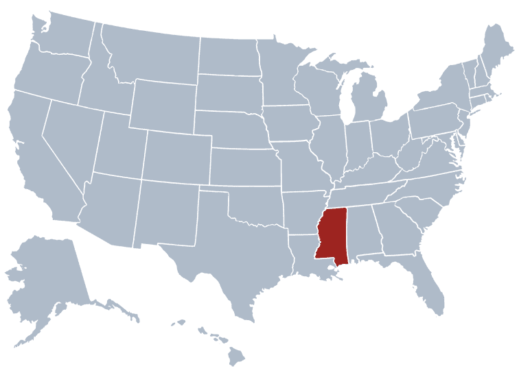USA States Covered by Ovid Media Group-mississippi