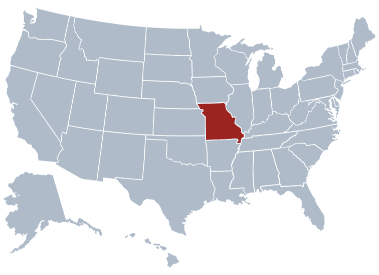 USA States Covered by Ovid Media Group-missouri