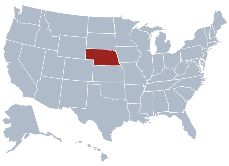 USA States Covered by Ovid Media Group-nebraska