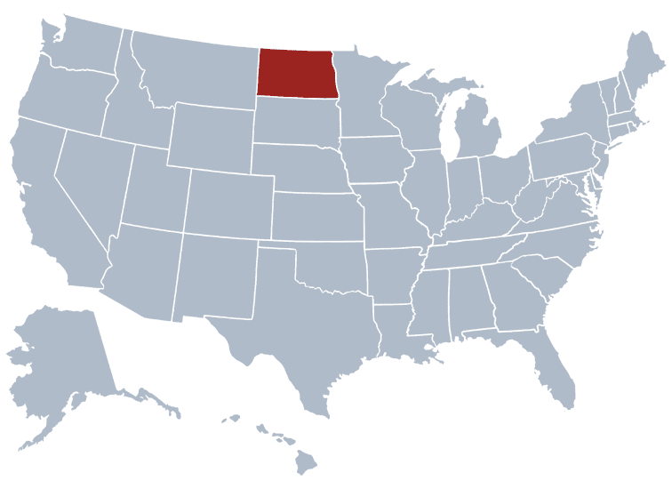 USA States Covered by Ovid Media Group-northdakota