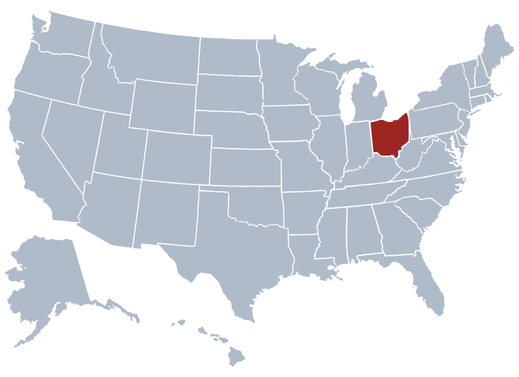 USA States Covered by Ovid Media Group-ohio