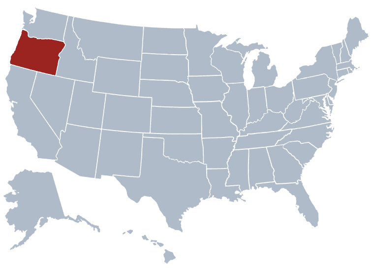 USA States Covered by Ovid Media Group-oregon